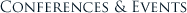 Conferences & Events