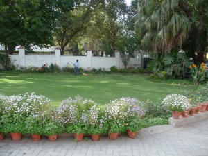 Leprosy Mission's front yard