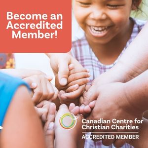 Picture of smiling children with the words Become an Accredited Member! and CCCC accreditation logo