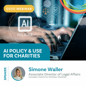 AI Policy & Use for Charities Webinar