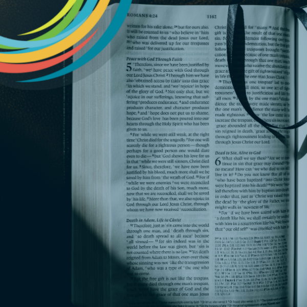 Picture of open Bible