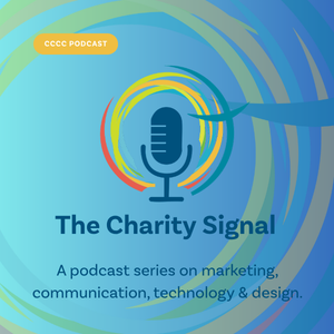 Charity Signal Podcast logo is a microphone with CCCC logo surrounding it