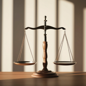 Picture of scales of justice