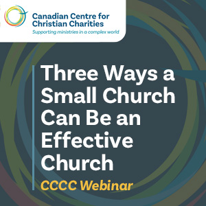 Three Ways a Small Church Can Be an Effective Church