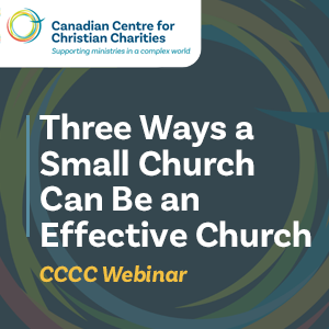 Three Ways a Small Church Can Be an Effective Church