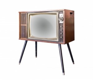 Vintage television set