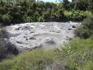 A mud spring