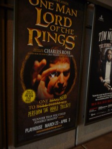 Lord of the Rings poster Lord of the Rings poster
