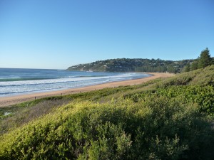 Beach north of Sydney Australia