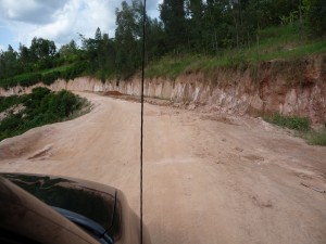 Dirt road in Kigali