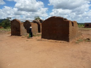 The abandoned clinic buildings