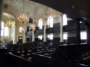 Interior of St Martin in the Fields