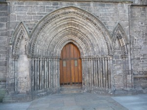 Main door of the abbey church