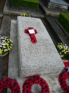 Winston Churchill's grave
