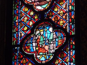 Window detail at Sainte-Chapelle