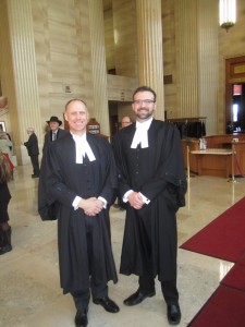 Barry W. Bussey and Derek Ross, Counsel for CCCC (written submissions only) at the attendance of the Loyola High School Case on March 24, 2014 at the Supreme Court of Canada.