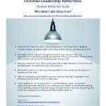 Download personal reflection guide