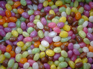 Picture of multi-coloured candy