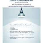 Download personal reflection guide