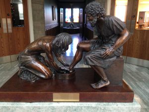 Jesus washing feet