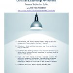 Download personal reflection guide
