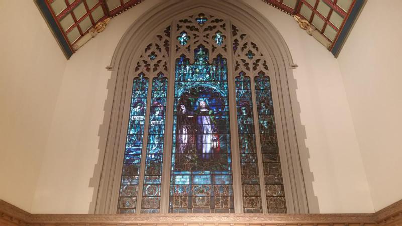 Stained glass window