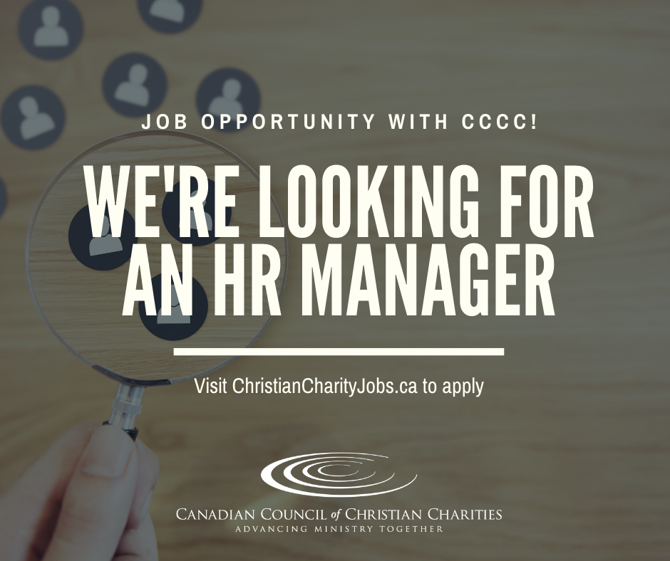 We’re looking for a dynamic HR professional to join the growing team at CCCC!