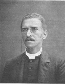 Picture of Rev. Grimke, who gave a sermon about how his church responded to the Spanish Flu epidemic.