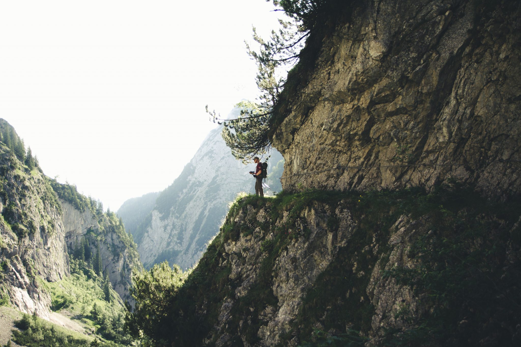 Half-way up the mountain